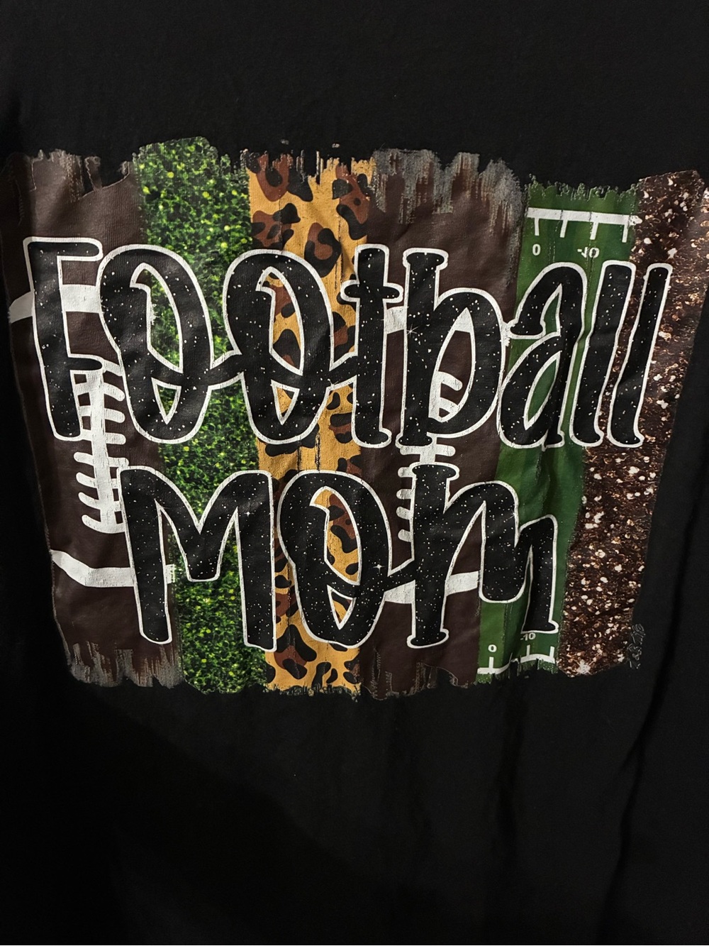 Women’s 2X Bella Canvas Football Mom Graphic Tee - Picture 2 of 4